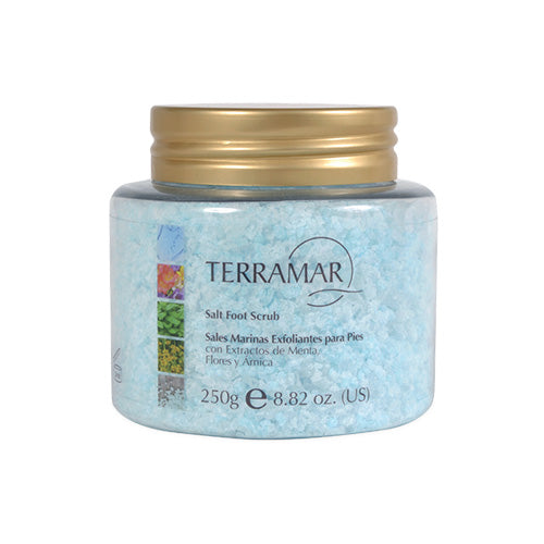 Exfoliating Sea Salts for feet with Mint, Flower and Arnica Extracts / 250g