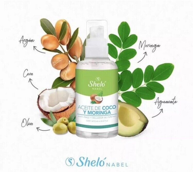 SHELO NABEL COCONUT AND MORINGA OIL