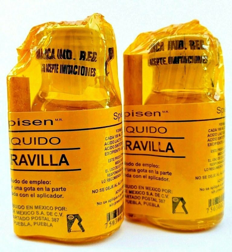 MARAVILLA Liquid Caustic Powder "Calluses Fish Eyes 15ml ( 2 Pack) "Mezquinos"