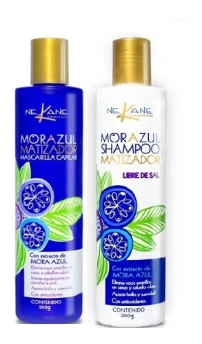 Nekane Shampoo + Blueberry Mask Matiza Blondes Gray hair 300g