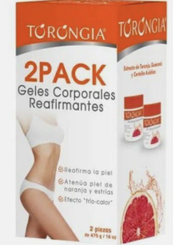 2x Torongia Skin Firming body Gel help dissolve cellulitis Gel Corporal 16oz c/u